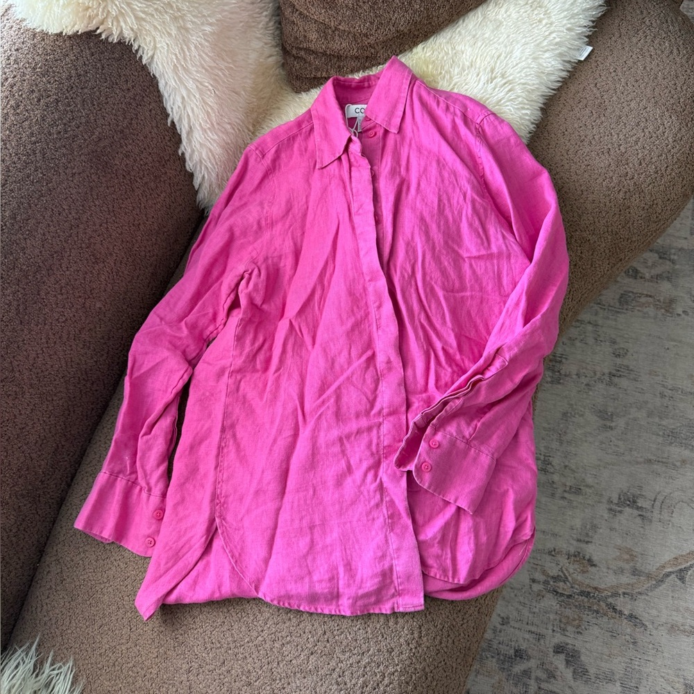 COS Oversized Linen Button Down